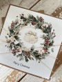 Wyjątkowa ręcznie robiona kartka świąteczna Merry Christmas na prezent