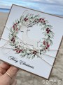 Wyjątkowa ręcznie robiona kartka świąteczna Merry Christmas na prezent