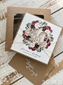 Personalizowana kartka ręcznie robiona z okazji 40 rocznicy ślubu z personalizacją + najpiękniejsze życzenia na rocznicę ślubu