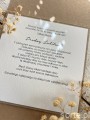 Personalizowana kartka ręcznie robiona z okazji 40 rocznicy ślubu z personalizacją + najpiękniejsze życzenia na rocznicę ślubu
