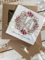 Personalizowana kartka ręcznie robiona z okazji 40 rocznicy ślubu z personalizacją + najpiękniejsze życzenia na rocznicę ślubu