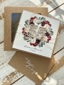 Personalizowana kartka ręcznie robiona z okazji 55 rocznicy ślubu z personalizacją + najpiękniejsze życzenia na rocznicę ślubu
