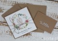 Unikatowa kartka ślubna ręcznie robiona - prezent ślubny - z personalizacją + najpiękniejsze życzenia ślubne