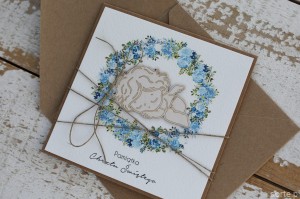 Wyjątkowa kartka na chrzest święty dla chłopca, prezent/pamiątka chrztu + najpiękniejsze życzenia