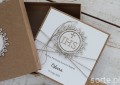 Kartka na komunię, pamiątka komunii w pudełku handmade