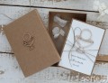 Kartka na komunię, pamiątka komunii w pudełku handmade SORTE.pl