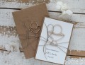 Kartka na komunię, pamiątka komunii w pudełku handmade SORTE.pl