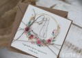 Kartka ślubna handmade boho 2