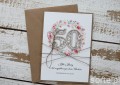 Wyjątkowa personalizowana kartka ręcznie robiona na 50 urodziny, pomysł na prezent na pięćdziesiątkę z personalizacją dla kobiety + personalizowane najpiękniejsze życzenia urodzinowe duża A5