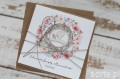 Wyjątkowa personalizowana kartka na chrzest dla dziewczynki - pomysł na prezent na chrzciny - pamiątka chrztu ręcznie robiona od matki chrzestnej, ojca chrzestnego + najpiękniejsze życzenia