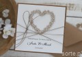 Personalizowany prezent - wyjątkowa kartka ręcznie robiona w stylu boho z sercem na ślub pomysł prezent ślubny z personalizacją + personalizowane najpiękniejsze życzenia ślubne