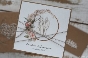 Kartka ślubna personalizowana - Kartki ślubne na pieniądze ręcznie robione - pomysł na prezent od rodziców